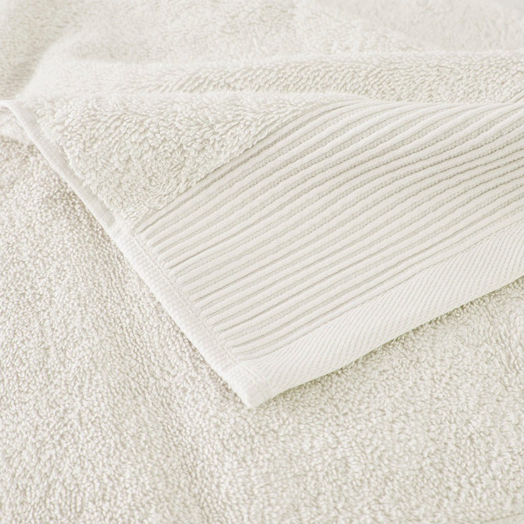 Cloud Linen Retreat Cotton Tencel Antimicrobial 6 Piece Towel Set Ivory