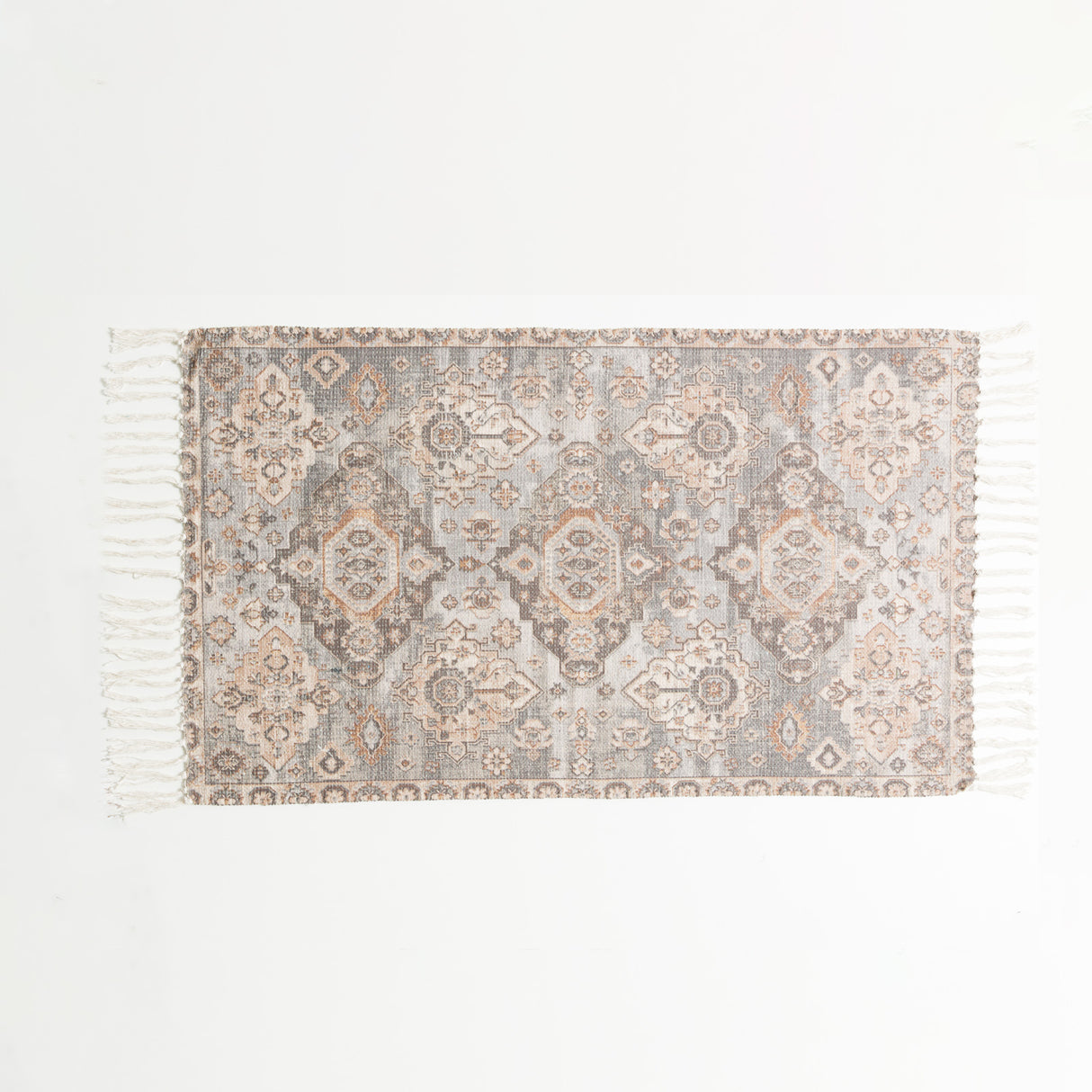 Renee Taylor Amritsar Vintage Handwoven Bath Rug 65 x 110cms