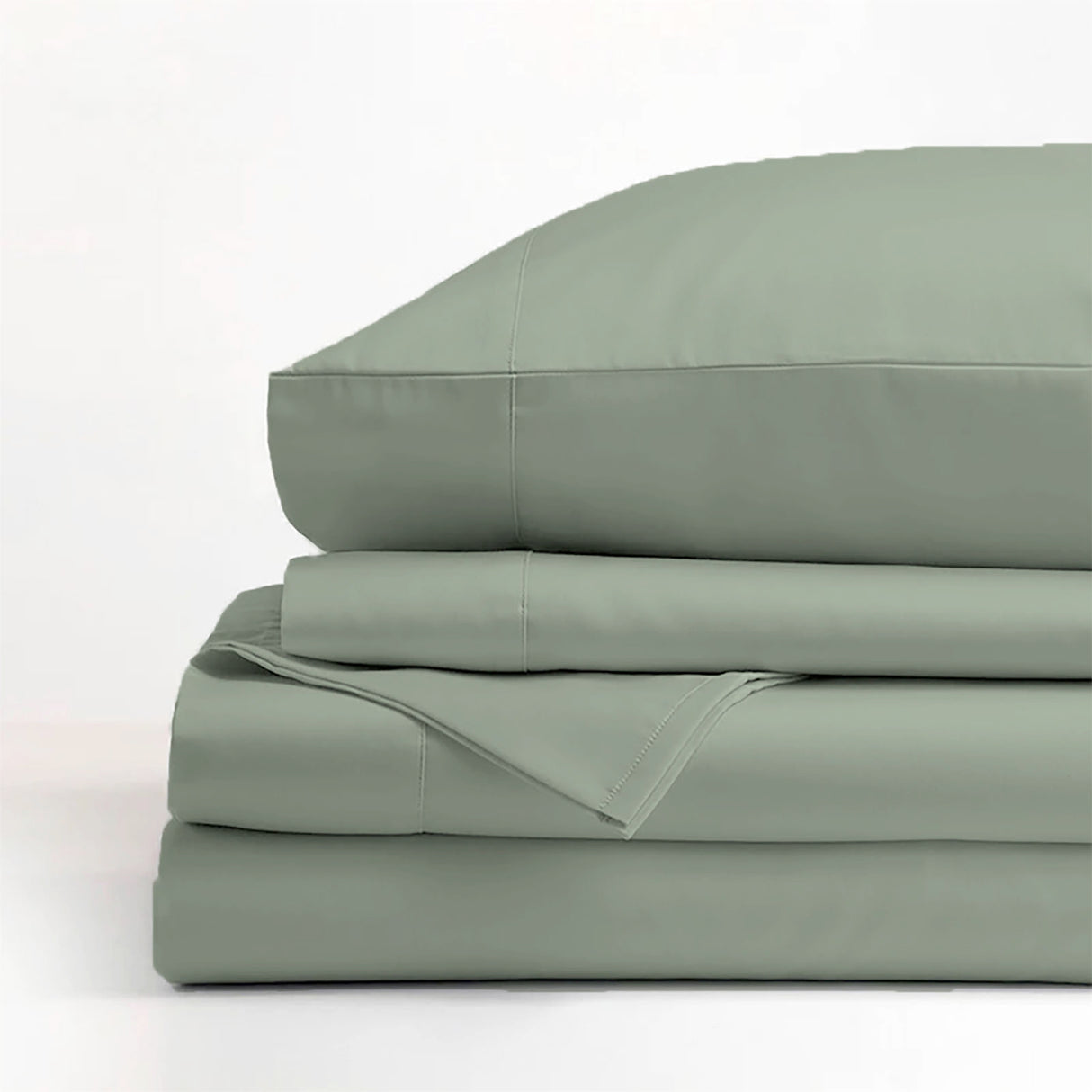 Ddecor Home 1500 Thread count Premium Cotton Blend Sheet Set Queen Sage