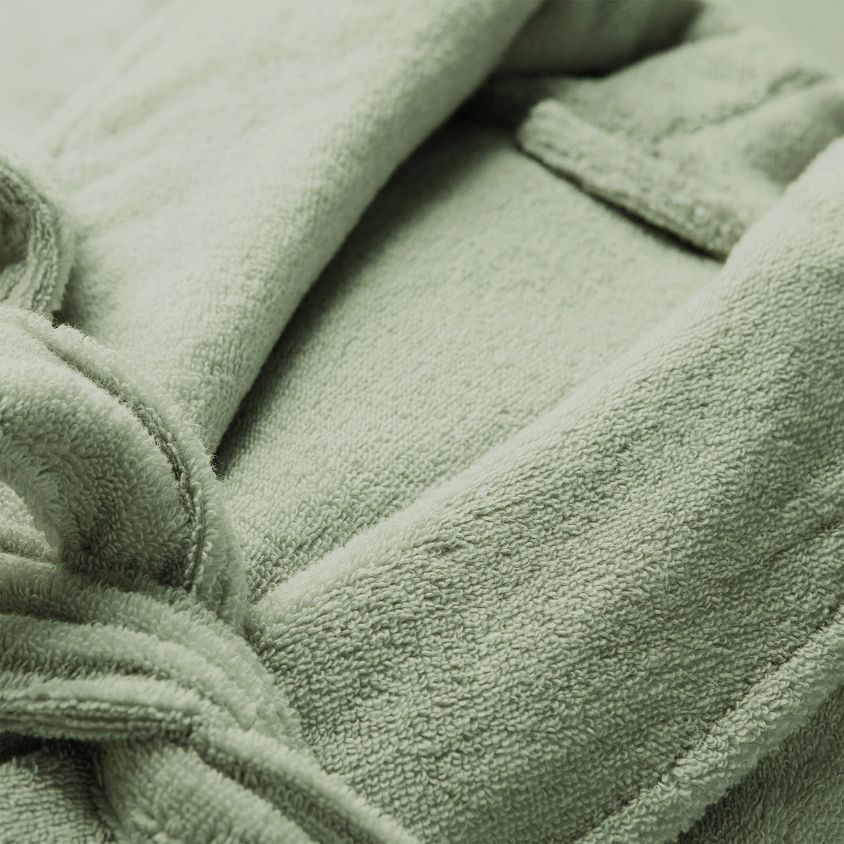 Chalet Quick Dry Terry Cotton Bath Robes Large/ Xtra Large Eucalyptus