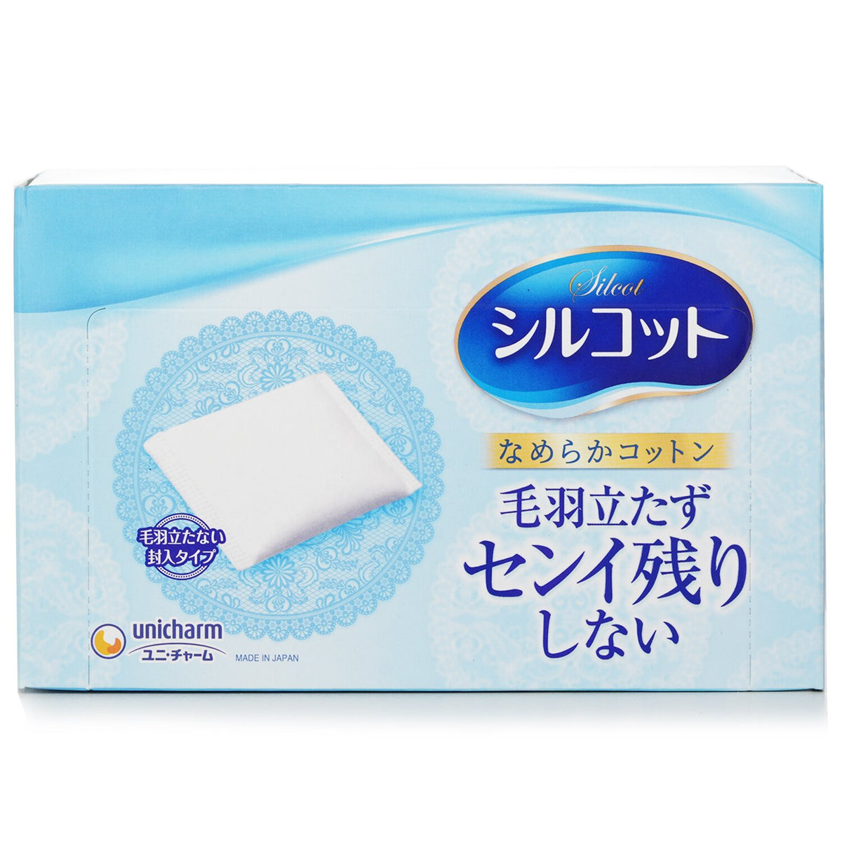 Unicharm - Silcot Velvety Touch Cotton - 82pcs