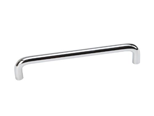 150mm Centres Steel D-Handle - Chrome Plated