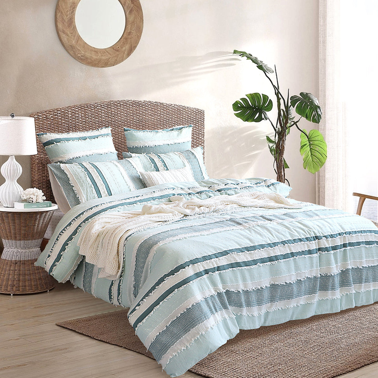 Renee Taylor Montego Quilt Cover Set Queen