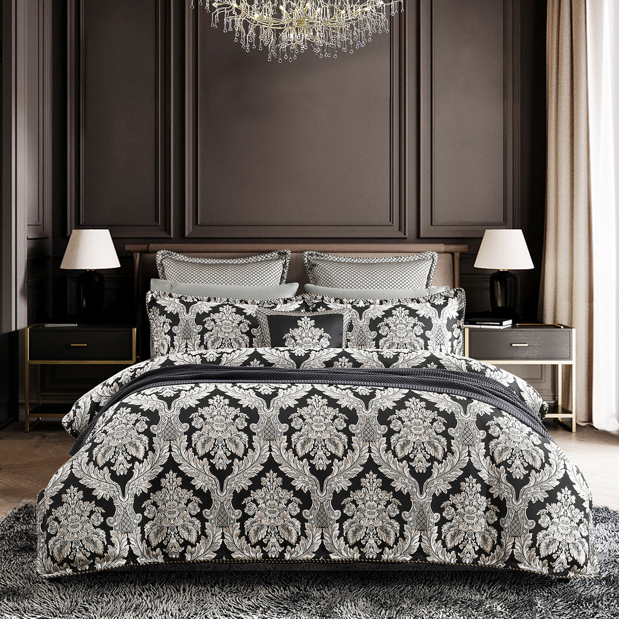 Renee Taylor Regalia Collection Greta Quilt Cover Set King