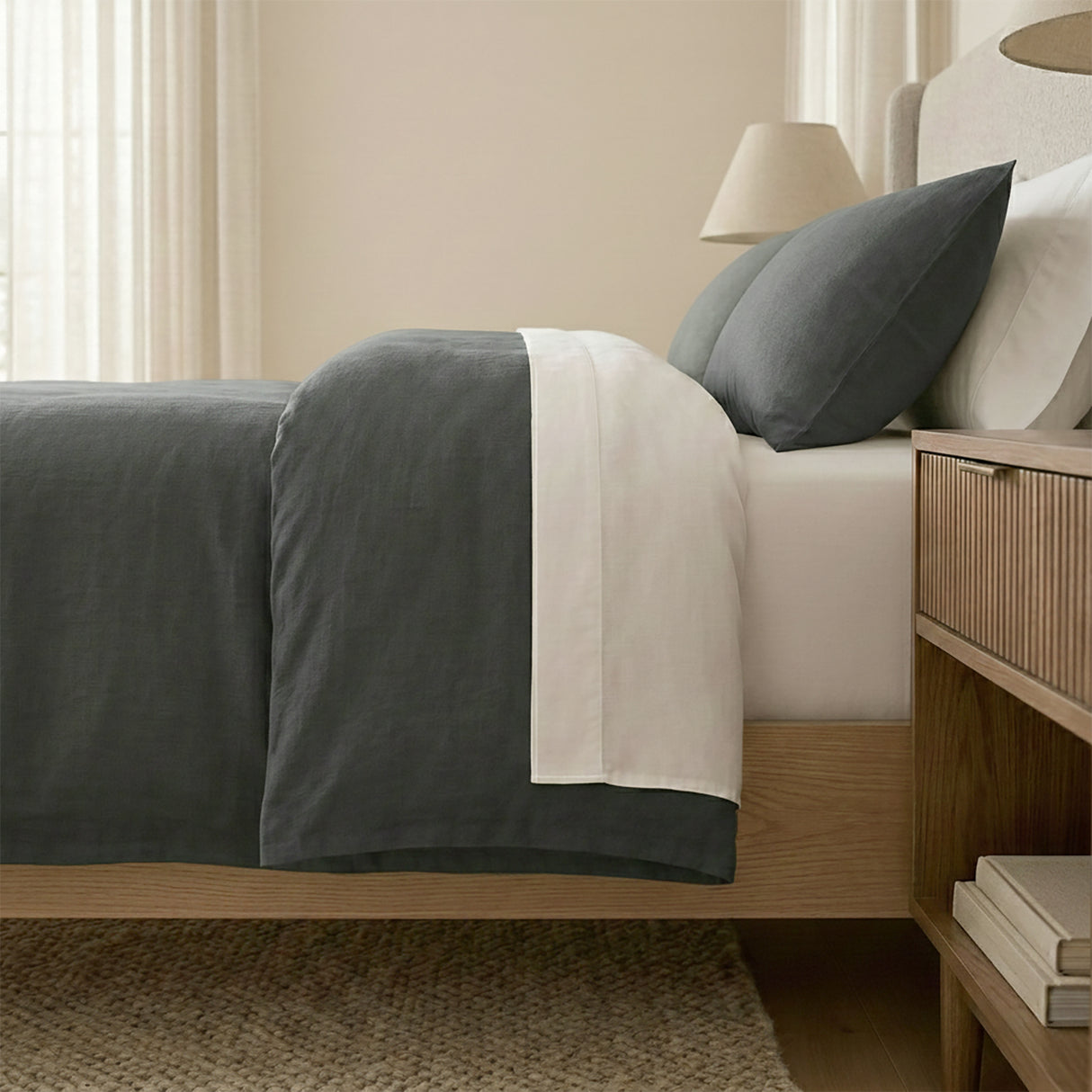 Renee Taylor Washed Linen Cotton Euro P/Case Magnet