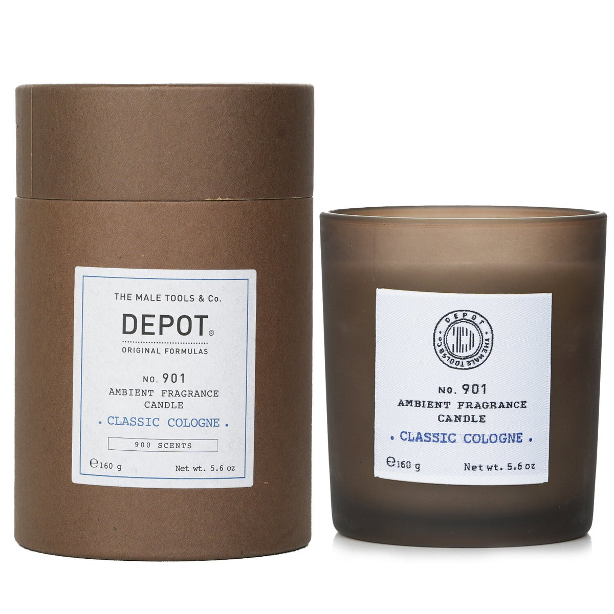 Depot - No. 901 Ambient Fragrance Candle - Classic Cologne - 160g/5.6oz