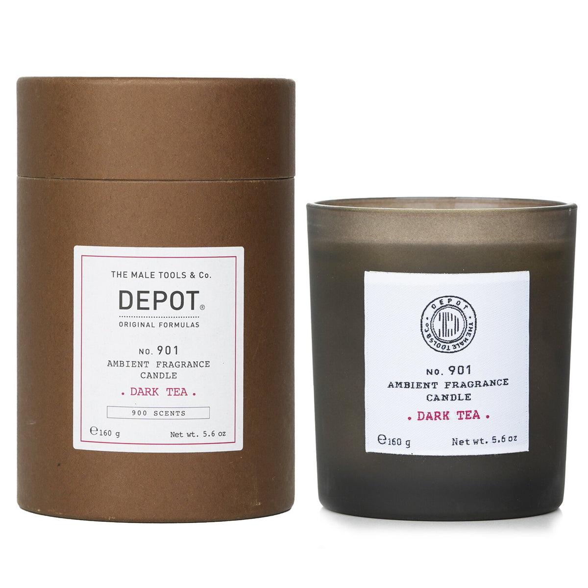 Depot - No. 901 Ambient Fragrance Candle - Dark Tea - 160g/5.6oz
