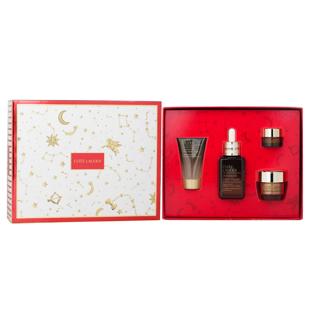 Estee Lauder - The Lift + Glow Routine Skincare Set: - 4pcs