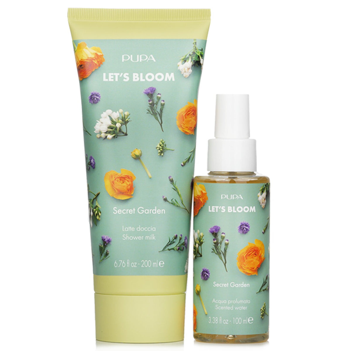 Pupa - Let`s Bloom Kit 2 Secret Garden: - 2pcs