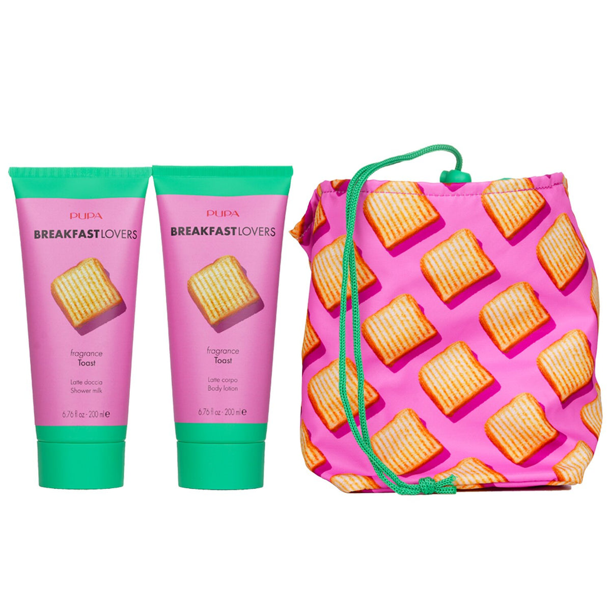 Pupa - Breakfast Lovers Kit 1 Toast: - 2pcs+1bag