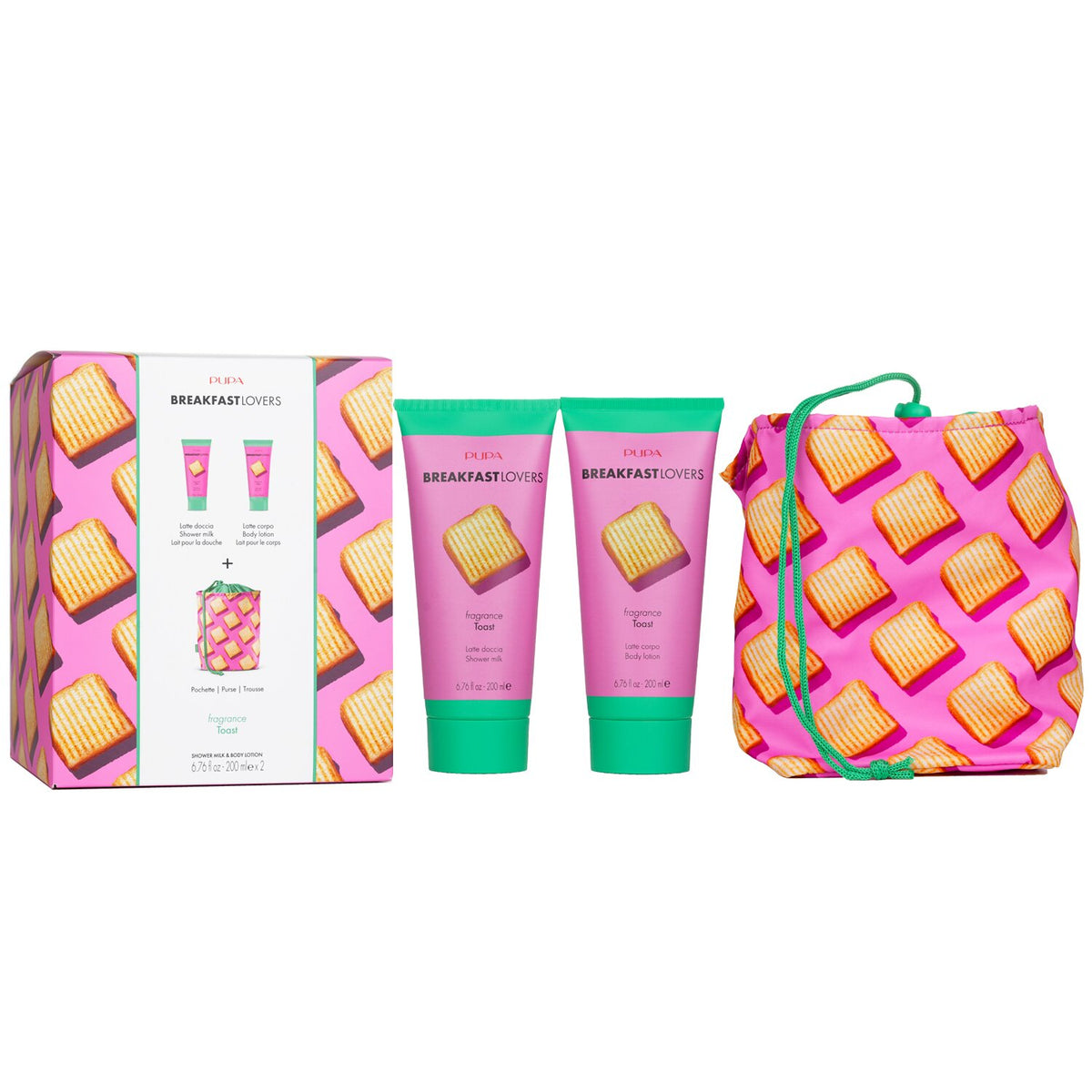 Pupa - Breakfast Lovers Kit 1 Toast: - 2pcs+1bag