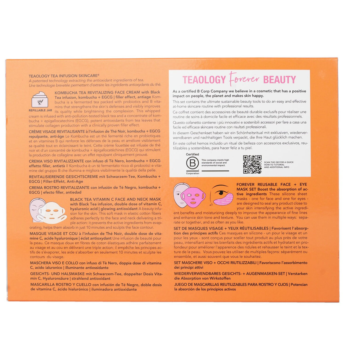 Teaology - Kombucha Revitalizing Forever Beauty Ritual Set - 3pcs