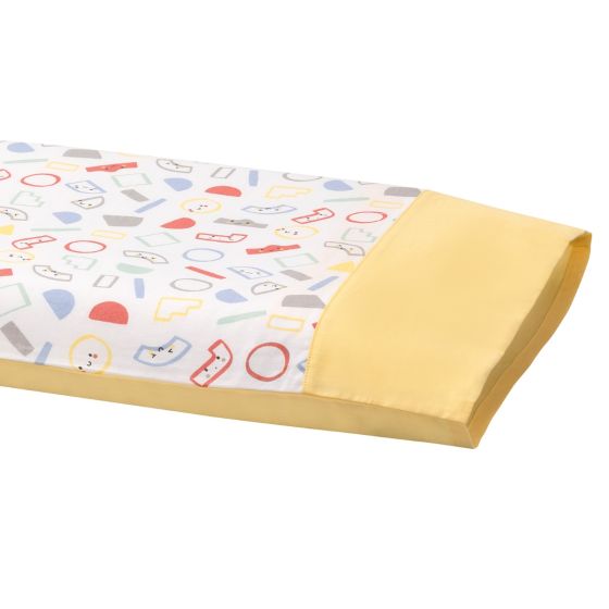 Clevafoam Baby Pillow Case - Grey & Yellow - ClevaMama