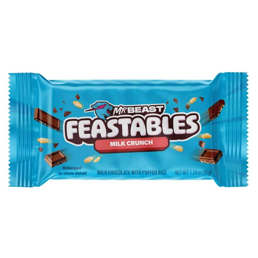 Feastables Mr Beast Chocolate Bar Crunch 35g