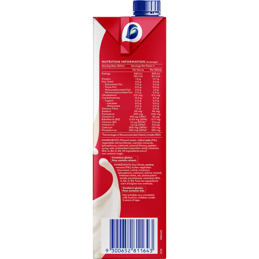 So Good Oat Milk Extra Creamy Carton 1L