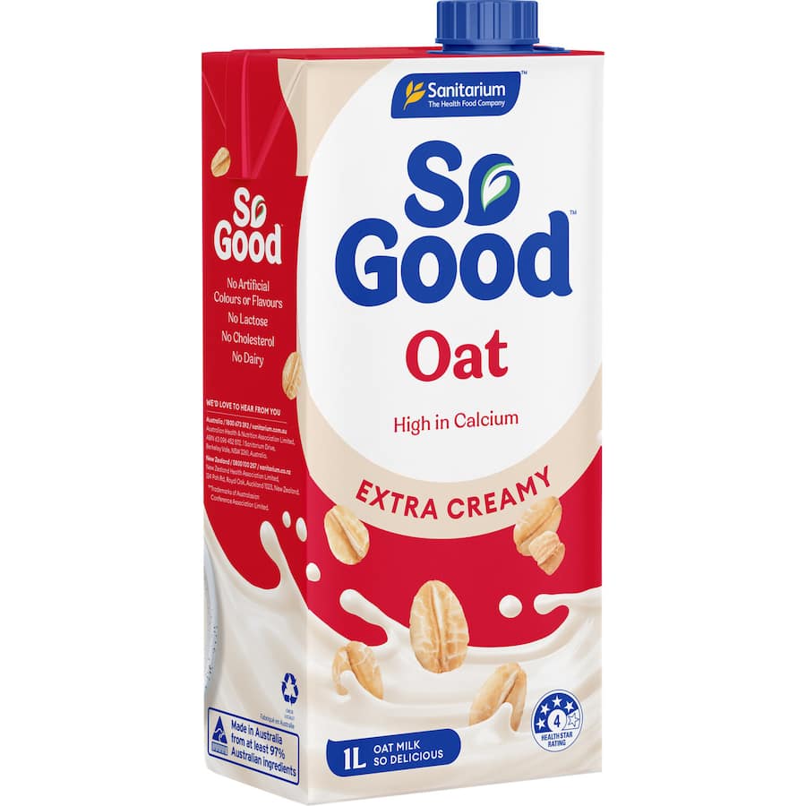 So Good Oat Milk Extra Creamy Carton 1L