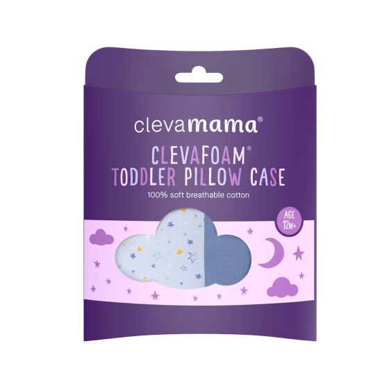 Clevafoam Toddler Pillow Case - Blue - ClevaMama