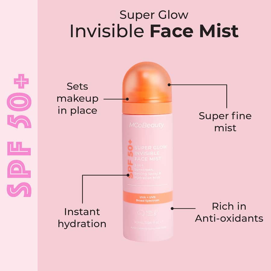 Mcobeauty Face Mist Super Glow Invisible Spf 50+ 90mL