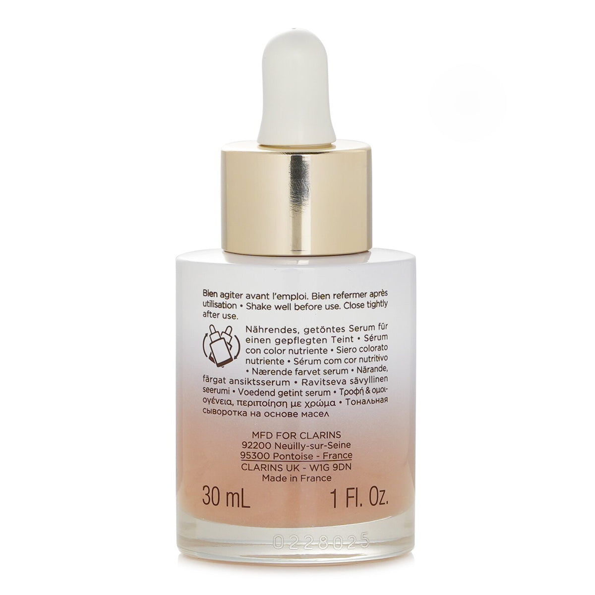 Clarins - Tinted Oleo Serum Healthy Glow & Nourishing Tint Liquid Foundation - #
