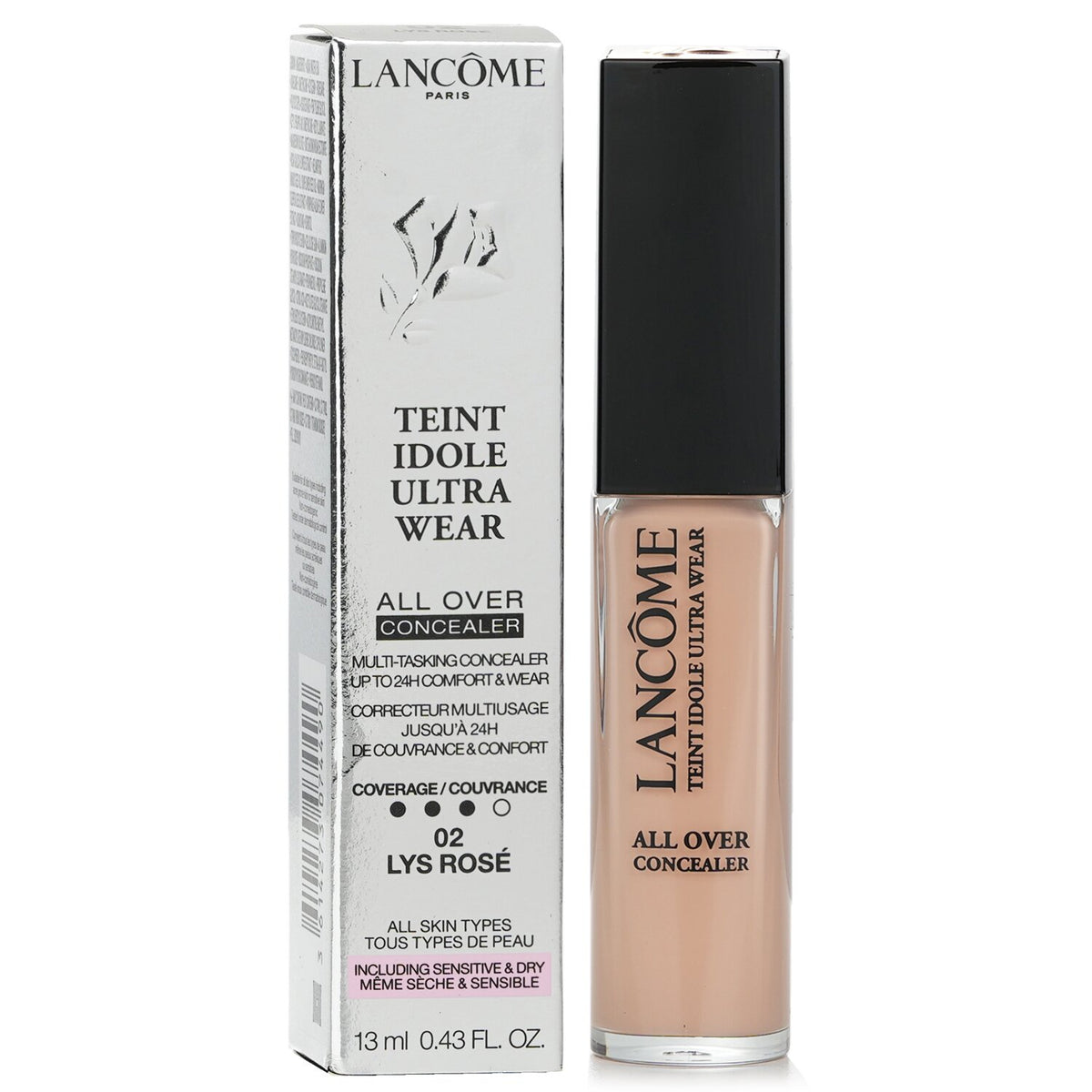 Lancome - Teint Idole Ultra Wear All Over Concealer - # 02 Lys Rose - 13.5ml/0.