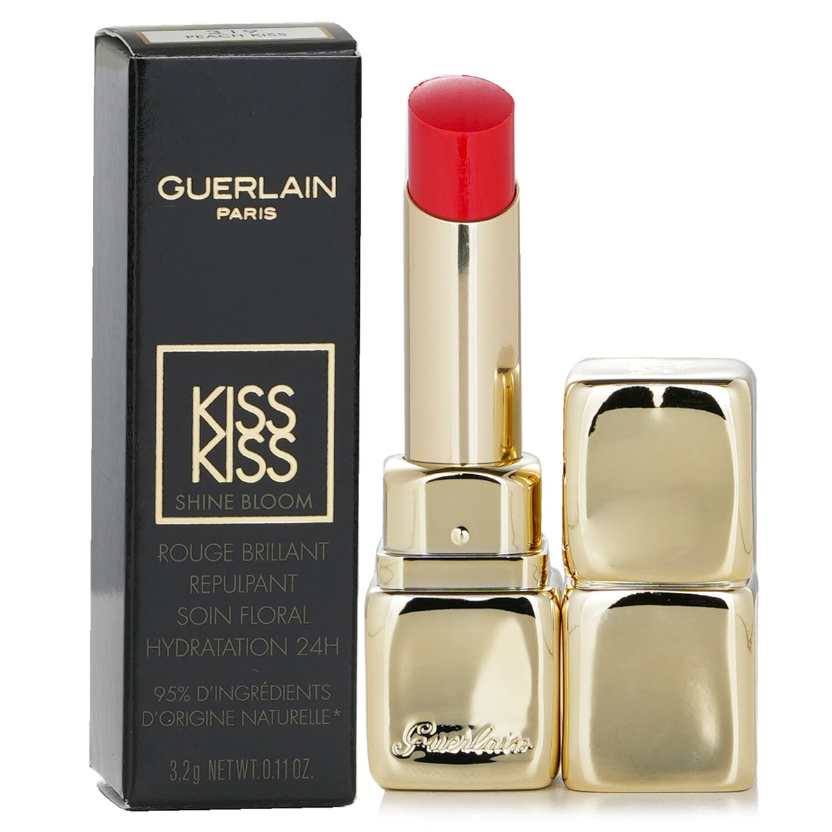 Guerlain - KissKiss Shine Bloom Lipstick - # 319 Peach Kiss - 3.2g/0.11oz