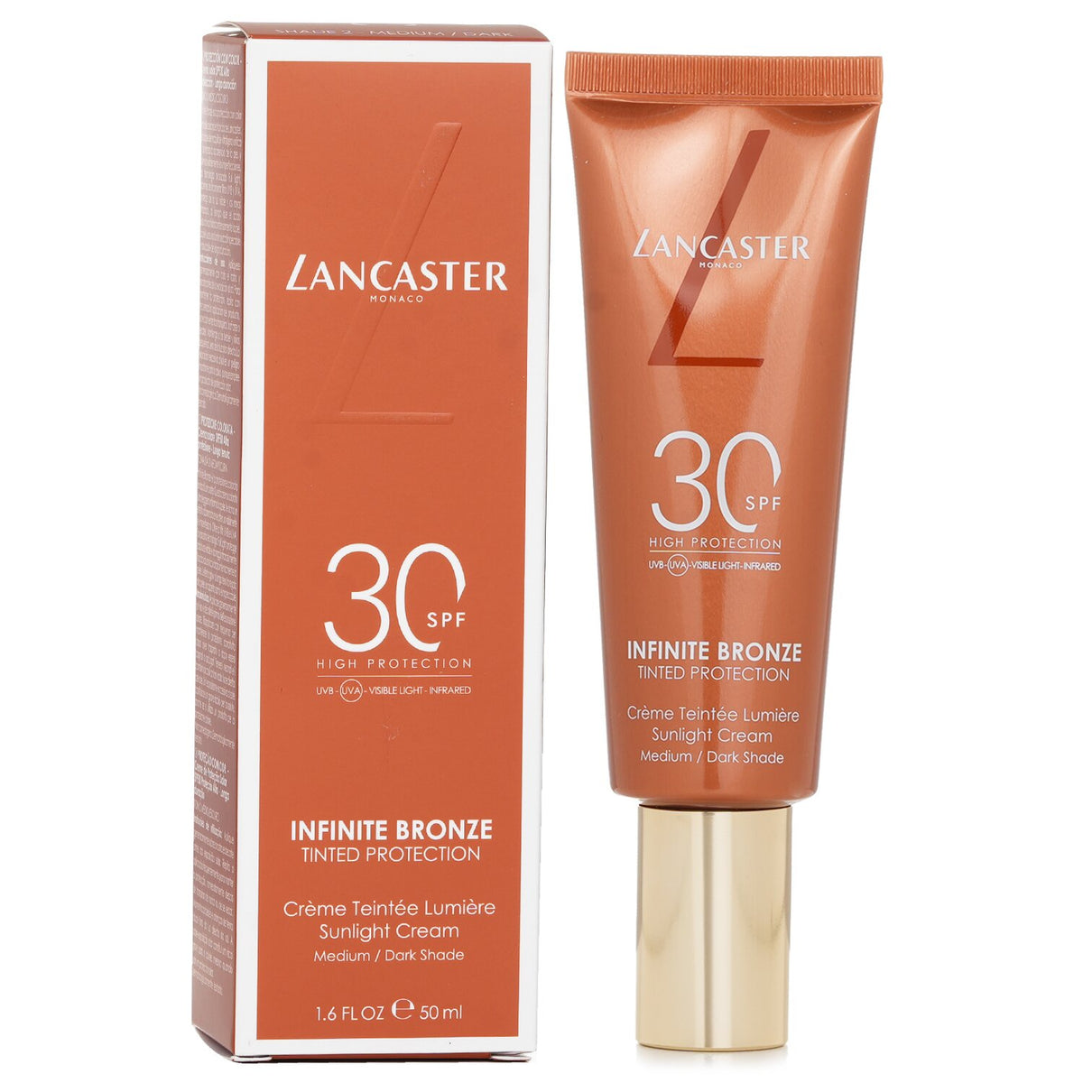 Lancaster - Infinite Bronze Sunlight Cream SPF 30 Medium/Dark Shade - 50ml/1.6o