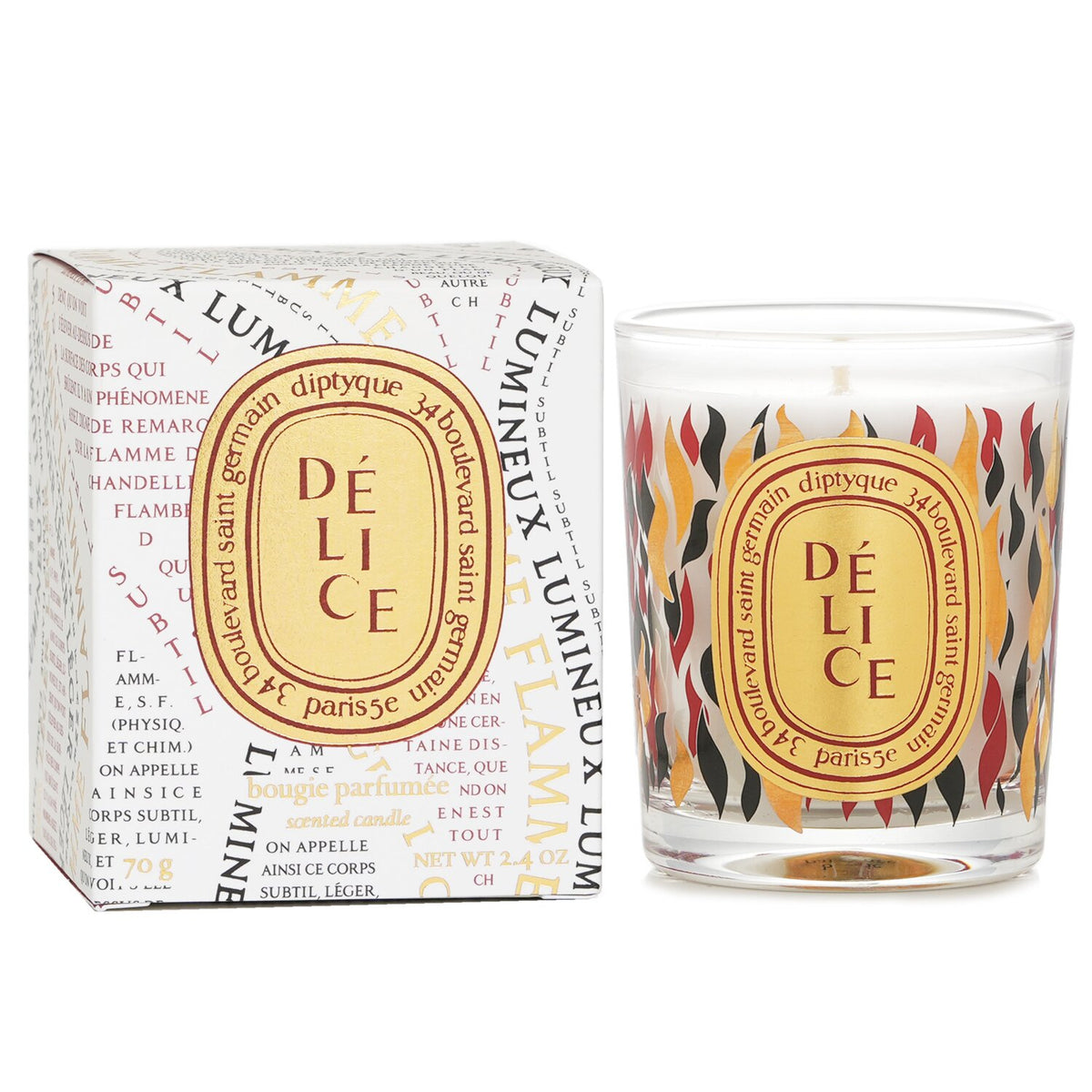 Diptyque - Scented Candle - Delice(Delight) - 70g
