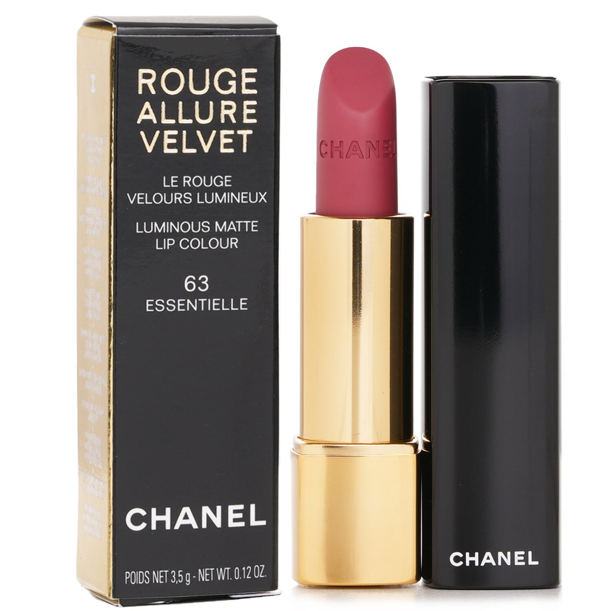 Chanel - Rouge Allure Velvet - # 63 Essentielle - 3.5g/0.12oz