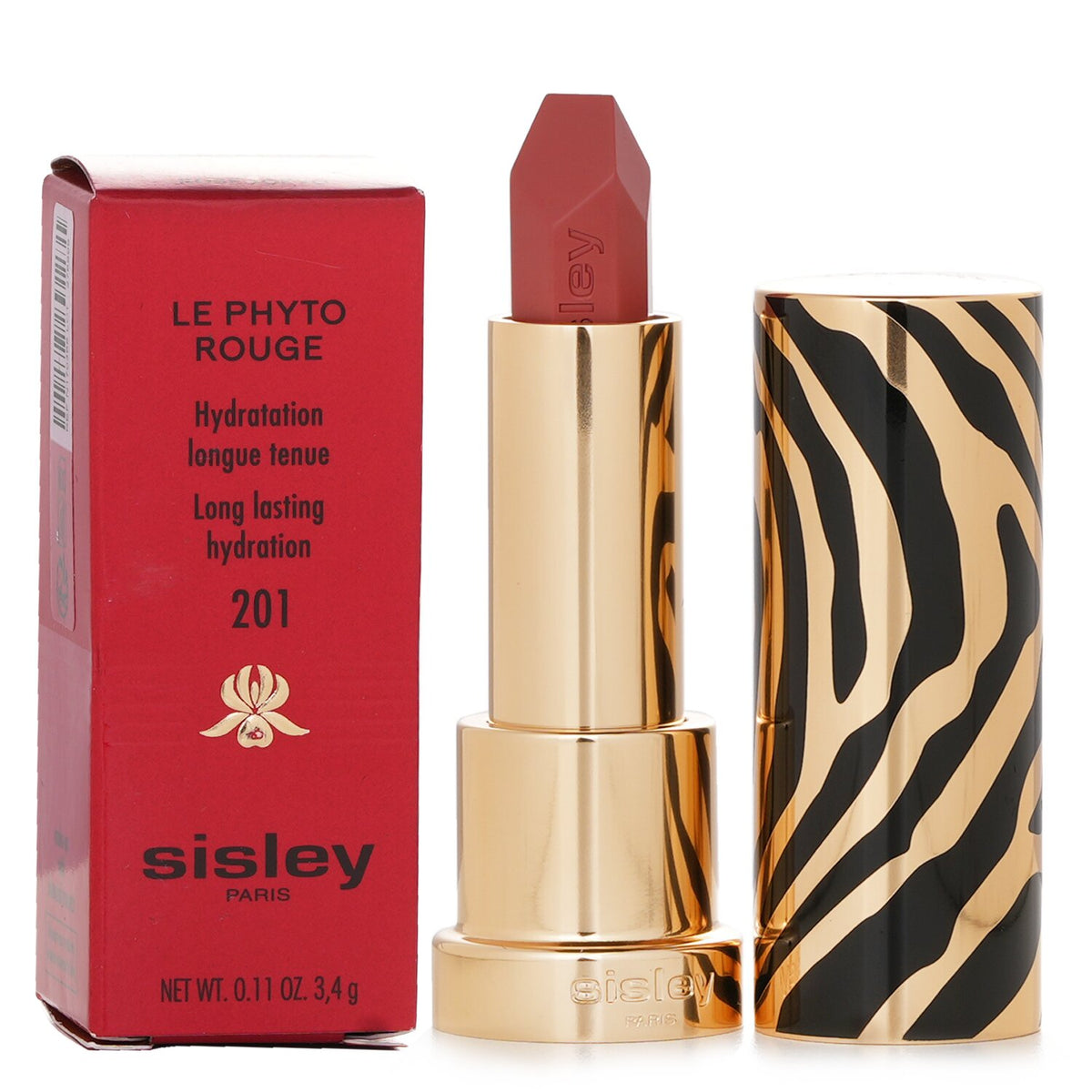Sisley - Le Phyto Rouge Long Lasting Hydration Lip Stick - # 201 Rose Tokyo - 3