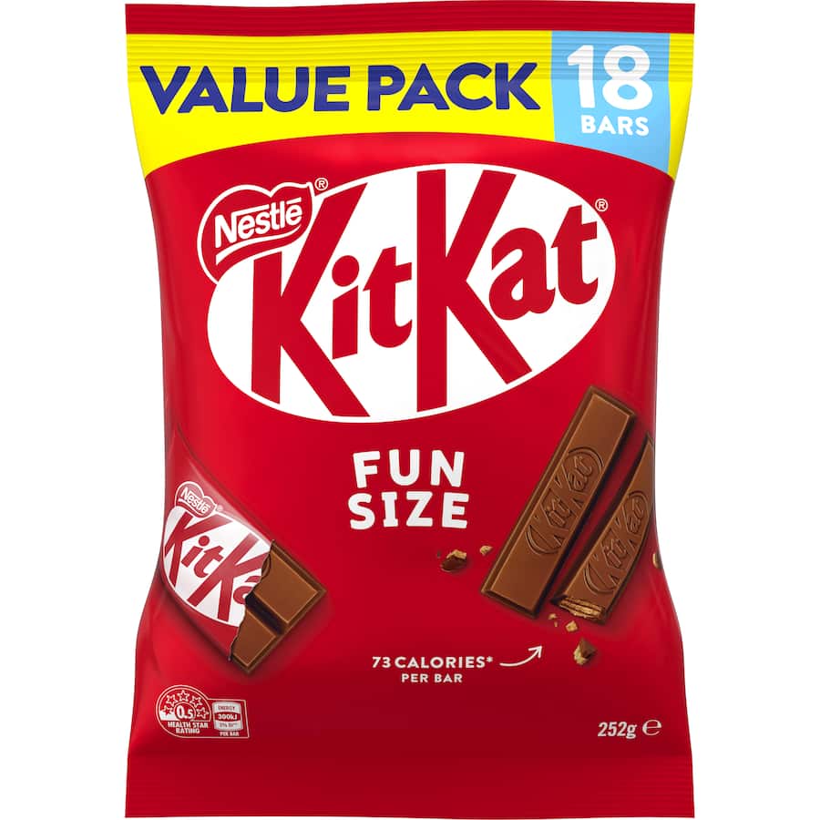 Nestlé Kit Kat Milk Chocolate Bars Share Pack 18 pack 252g