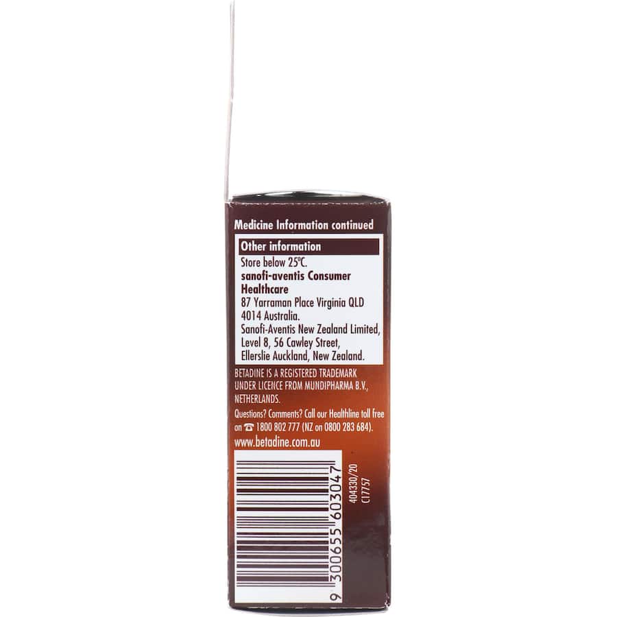 Betadine Antiseptic Liquid 15mL