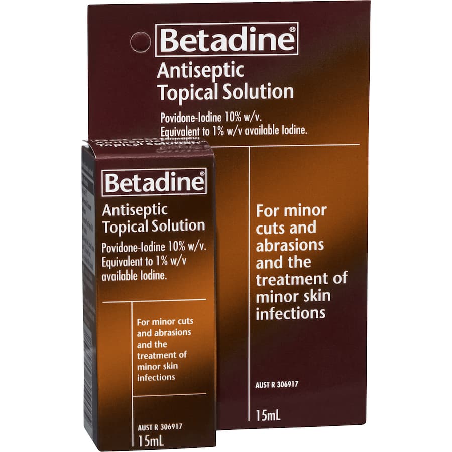 Betadine Antiseptic Liquid 15mL