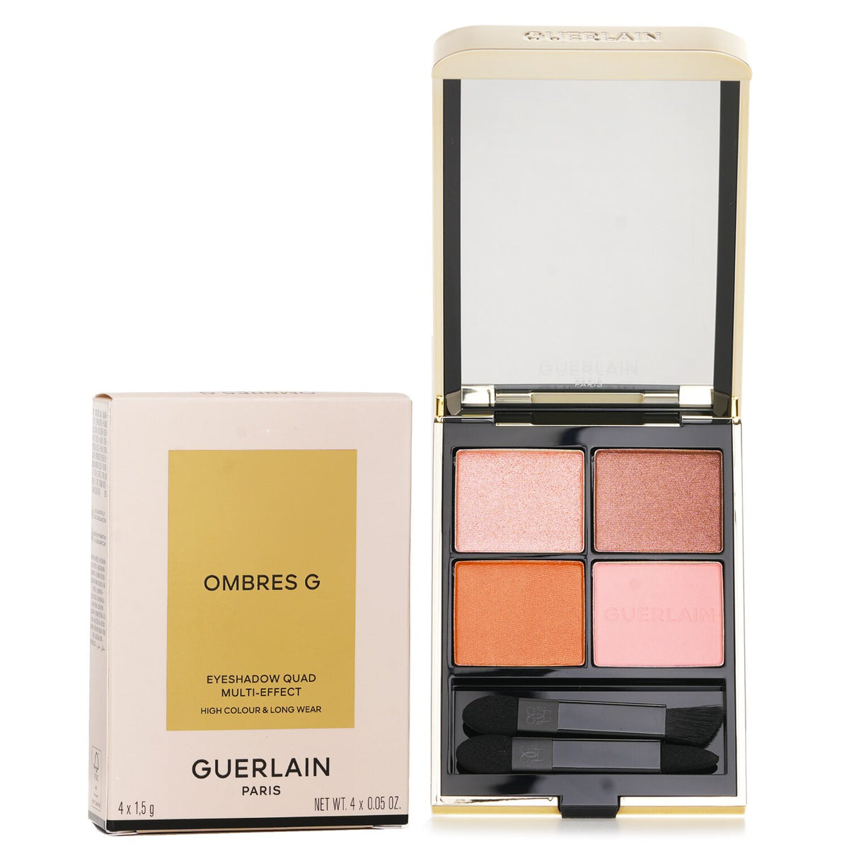 Guerlain Ombres G 4 Colours Eyeshadow Palette - # 129 Honey Amber 4 x 1.5g