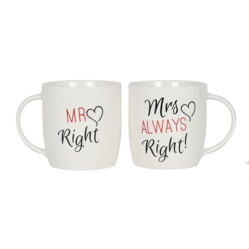 Box of 2 Mr & Mrs Mugs