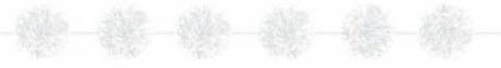 White Fluffy Garland - Pack of 2 adds elegance and coziness, perfect for any occasion or home decor.