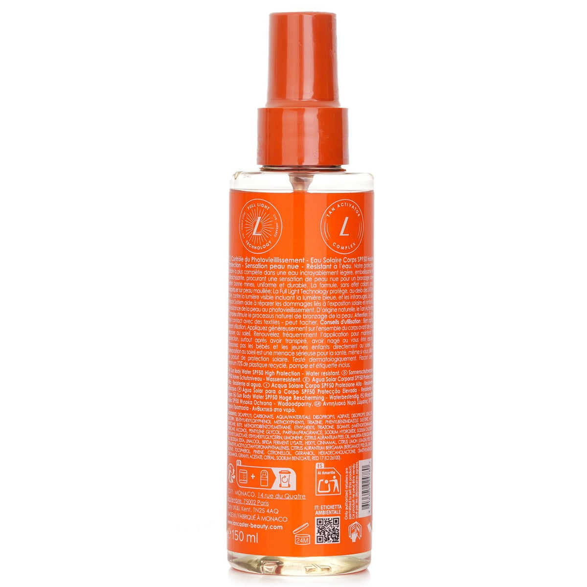 Lancaster Sun Beauty Sun Body Water SPF 50 150ml