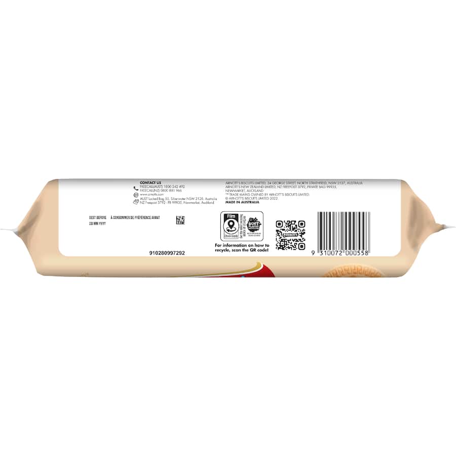 Arnotts Plain Biscuits Marie 250g