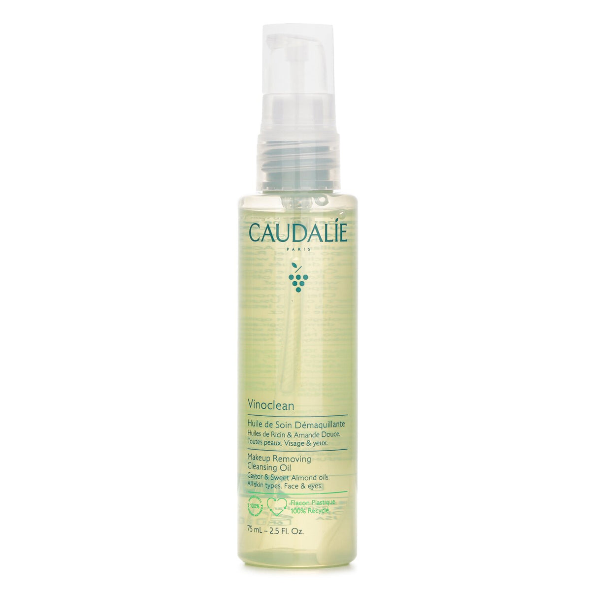 Caudalie Vinoclean Makeup Removing Cleansing Oil 75ml