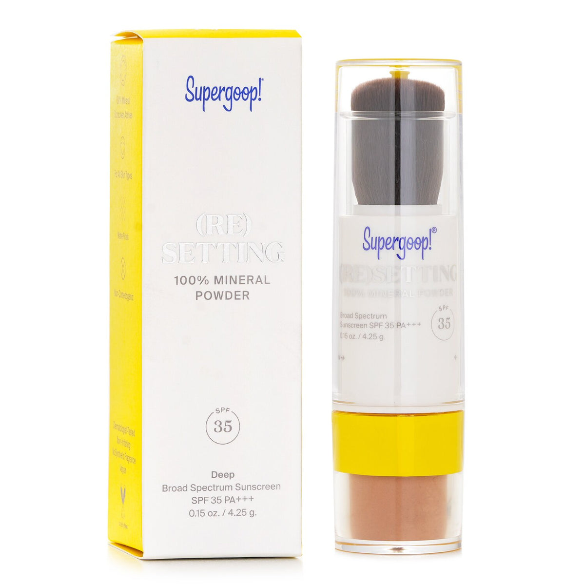 Supergoop Resetting Mineral Powder SPF 35 - # Deep 4.25g