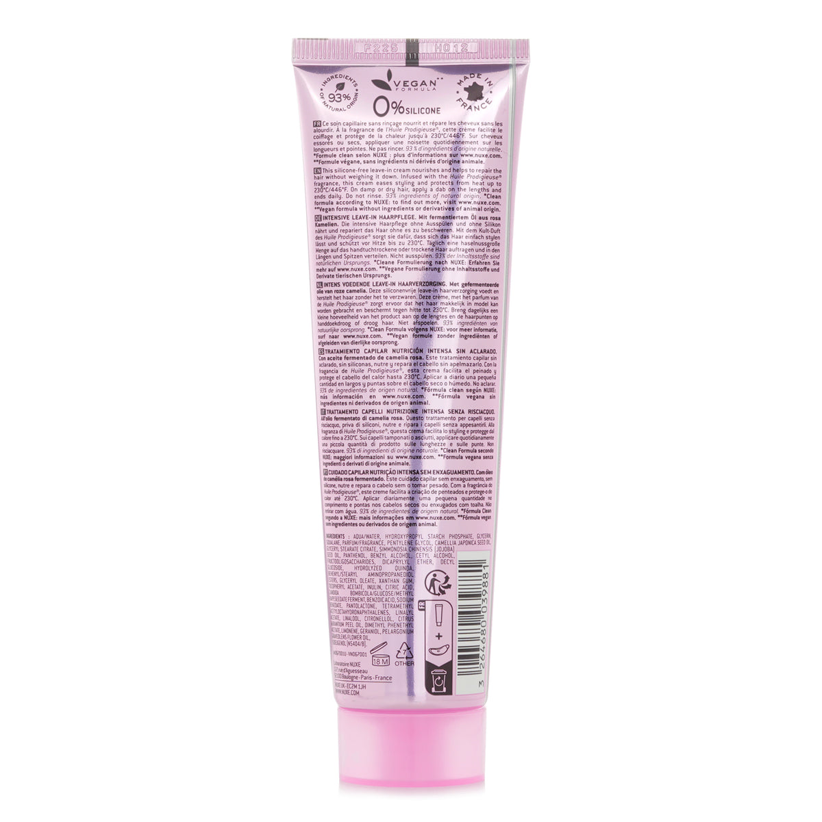 Nuxe Hair Prodigieux Intense Nutrition Leave-in Cream 100ml