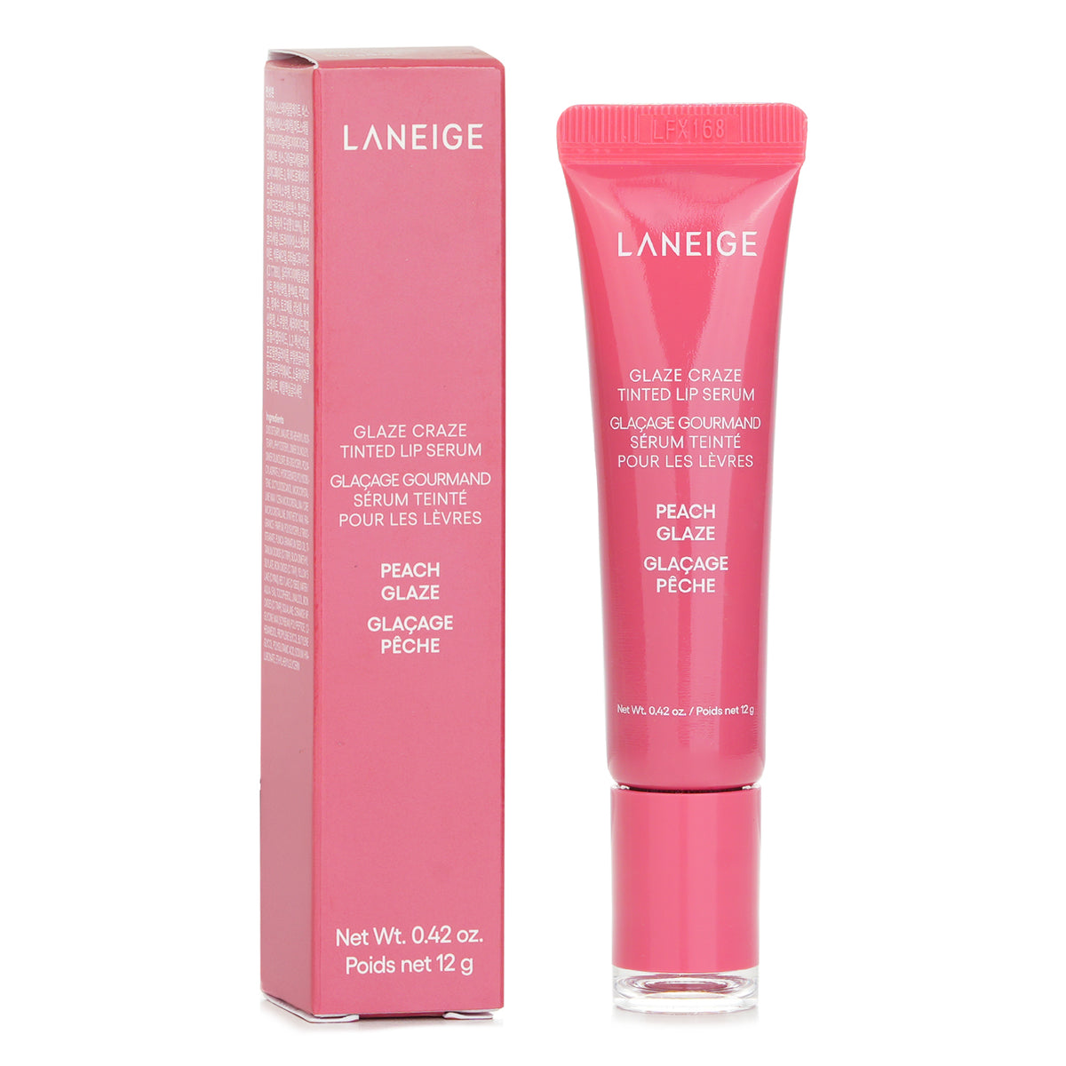 Laneige Glaze Craze Tinted Lip Serum - # Peach Glaze 12g