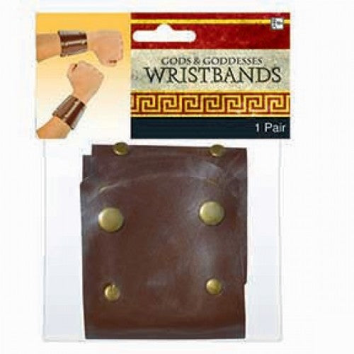 Stylish Roman-inspired wrist bands in a pack of 2, adjustable for comfort and perfect for any occasion.