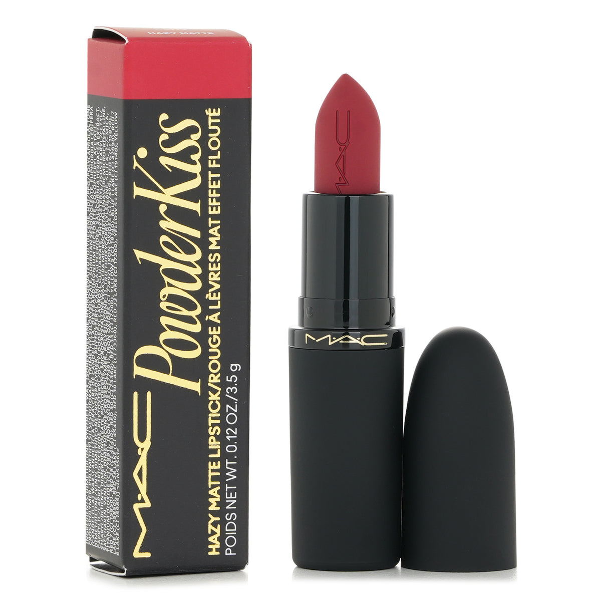 MAC Powder Kiss Hazy Matte Lipstick - # 910 Twenty-Fun 3.5g