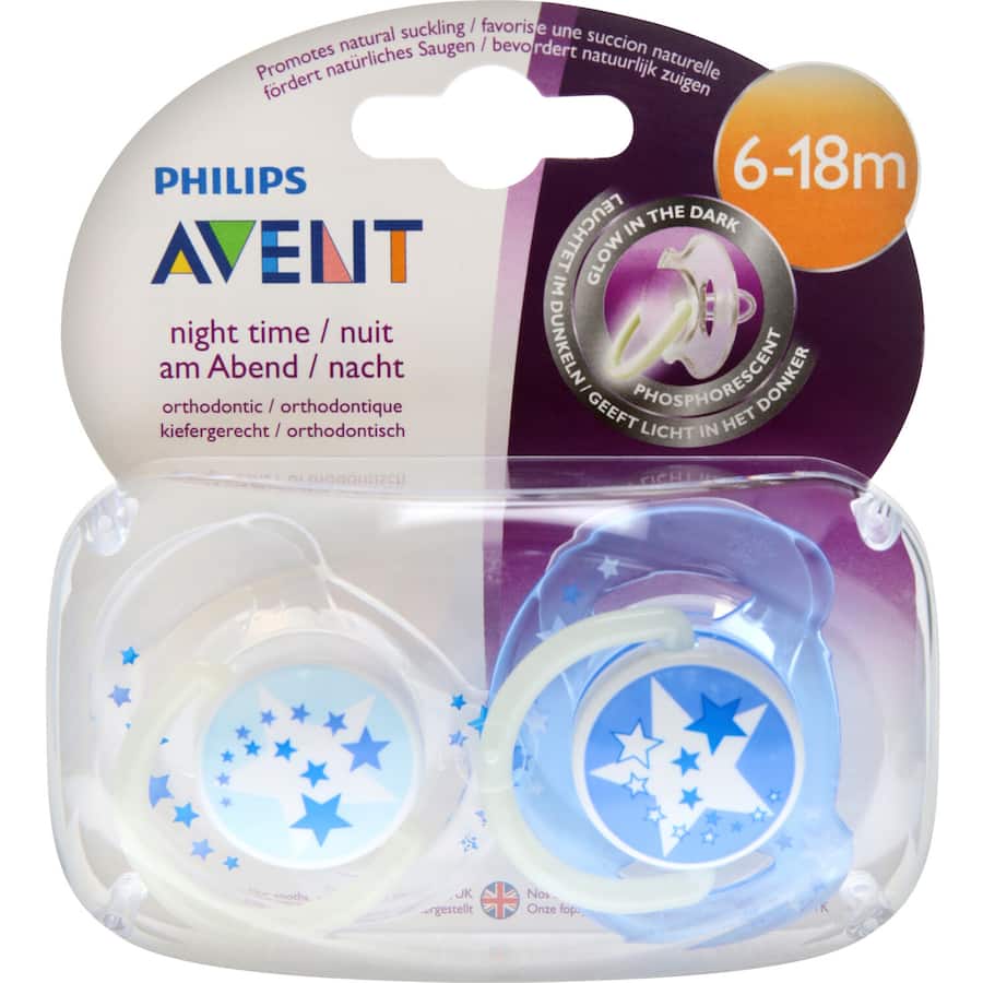 Avent Ultra Air Comforters Night Soother 6-18 Months 2pack
