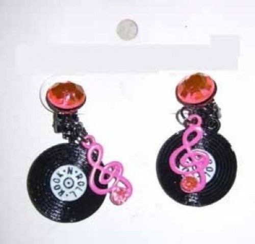 Chic Record Earrings, handcrafted music-inspired accessories perfect for fashion lovers and music enthusiasts.