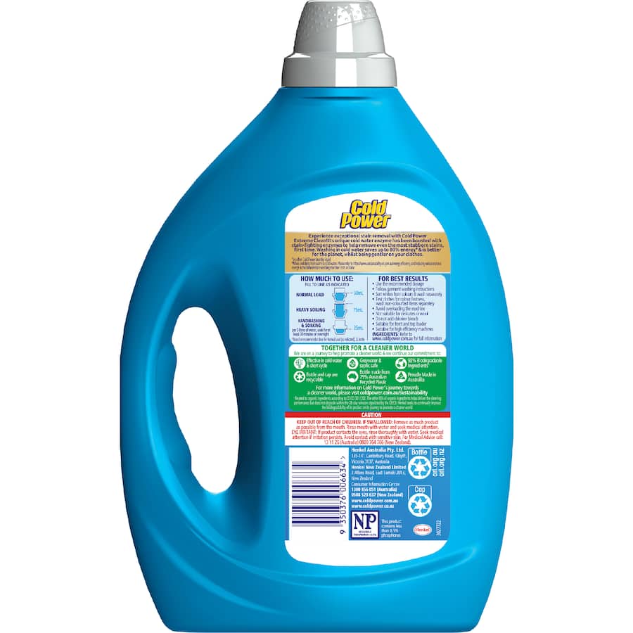 Cold Power Laundry Stain Remover Extreme Clean 2L