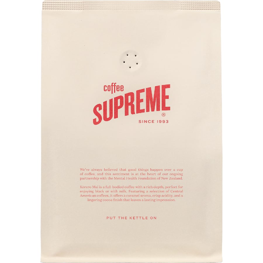 Coffee Supreme Coffee Beans Me Korero Blend Whole 200g