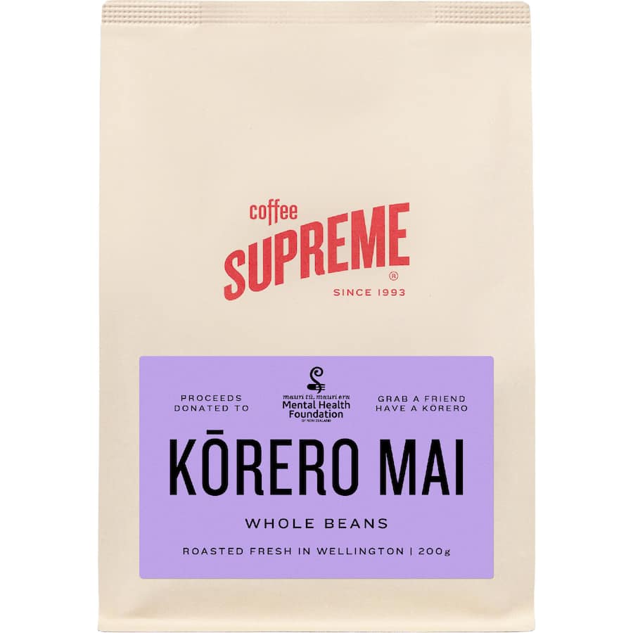 Coffee Supreme Coffee Beans Me Korero Blend Whole 200g