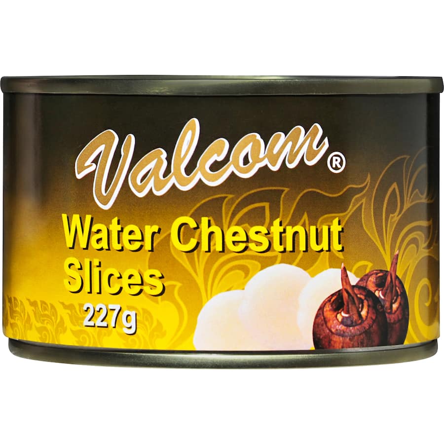 Valcom Water Chestnut Slices Tin 227g