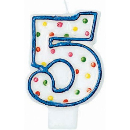 Chic Polka Dots Flat Candle - #5, a playful décor piece that adds stylish ambiance to any space.